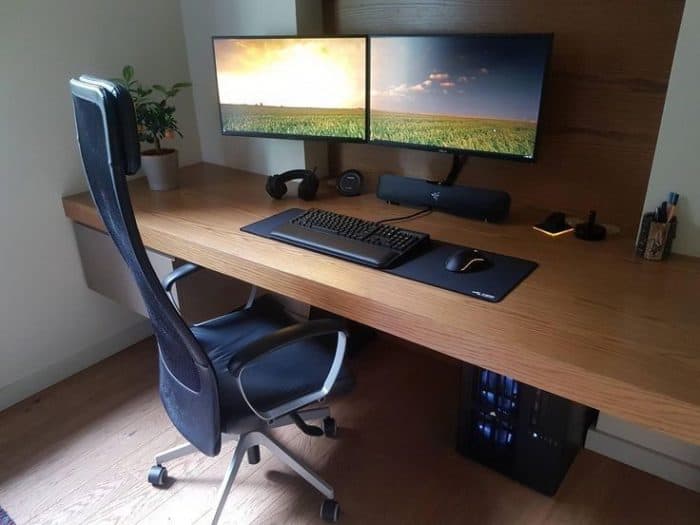 office chair at desk