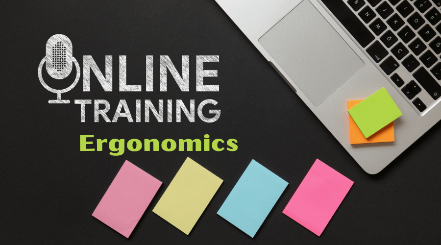 Ergonomics Online Training Poster