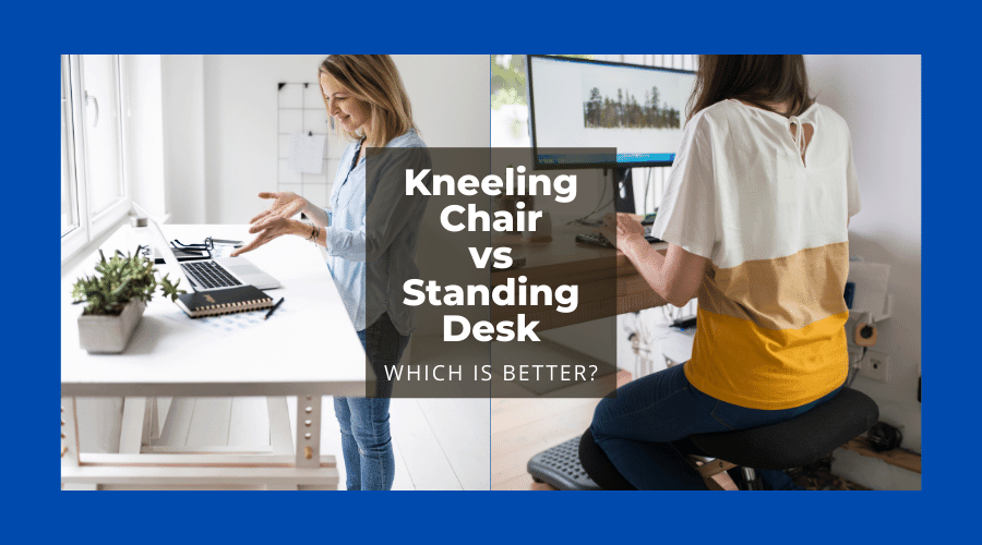 Kneeling Chair vs Standing Desk Poster